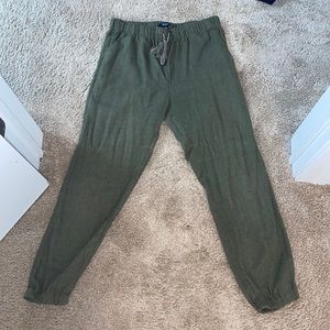 Madewell Green Jogger Pants Size Small